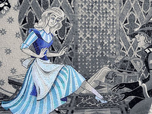 Disney - Cinderella Castle Mosaic Selective Coloring by Joe Penniston.