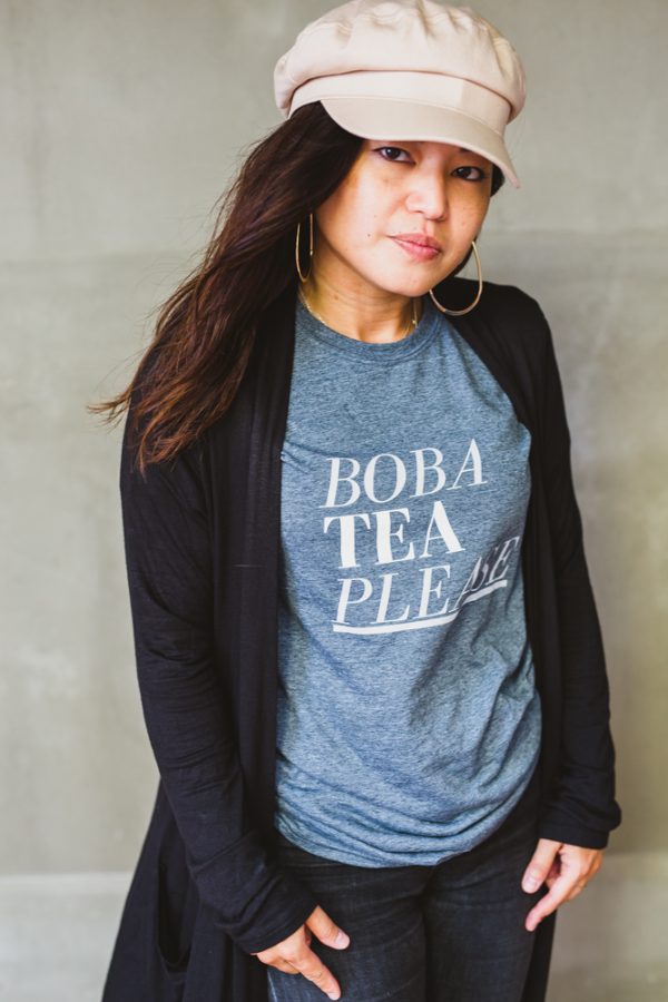 Gray Boba Tee shirt
