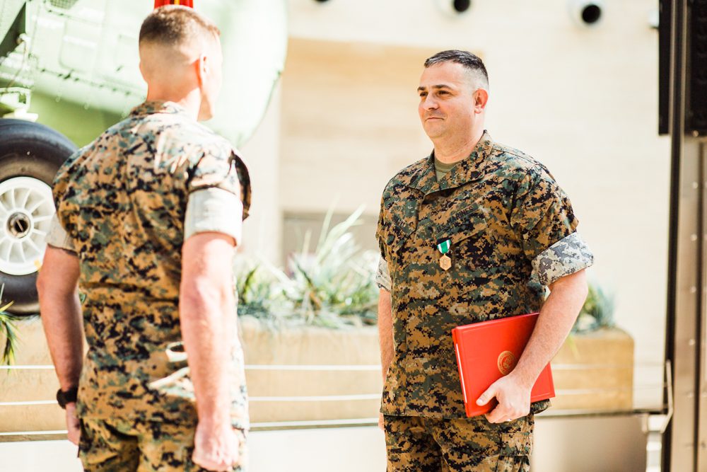 Marine Corps retirement photographer