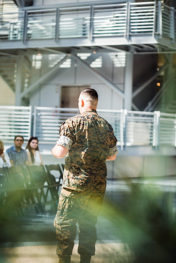 Marine Corps retirement photographer
