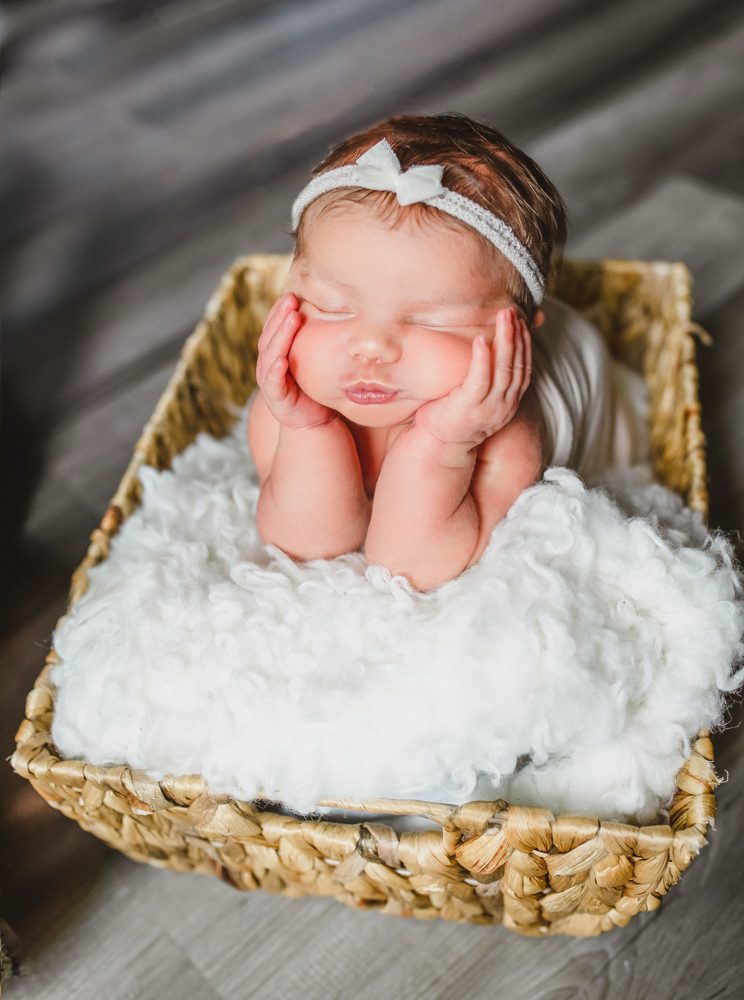 Fredericksburg virginia newborn photo session in home.