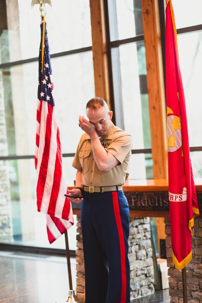 military retirement ceremony
