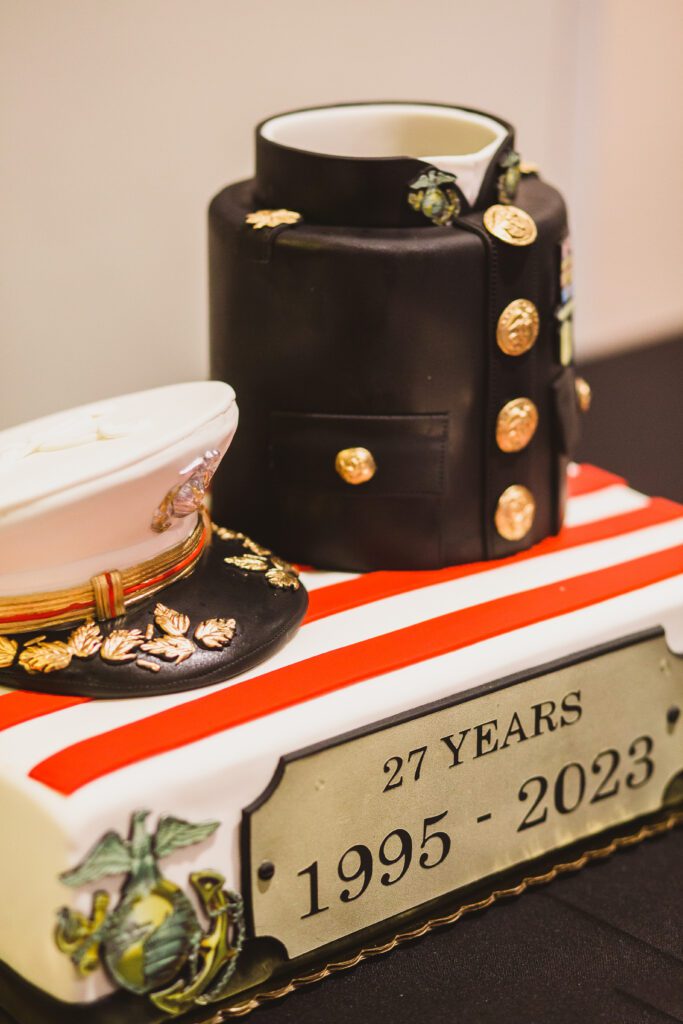 military retirement ceremony cakes
