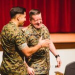 military retirement ceremony