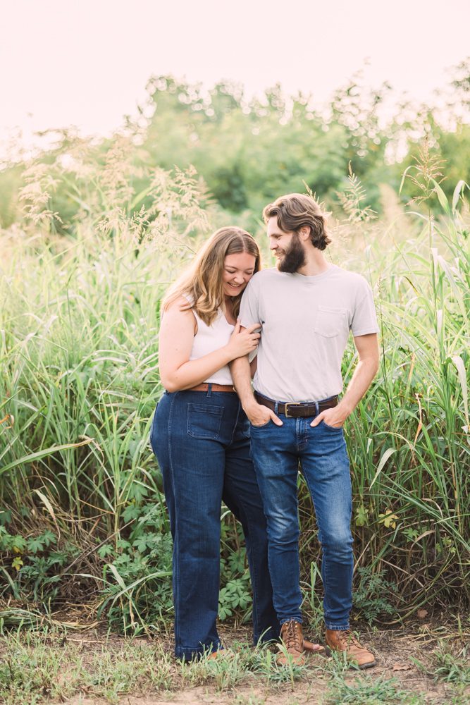 Riverfront fredericksburg va engagement photo session